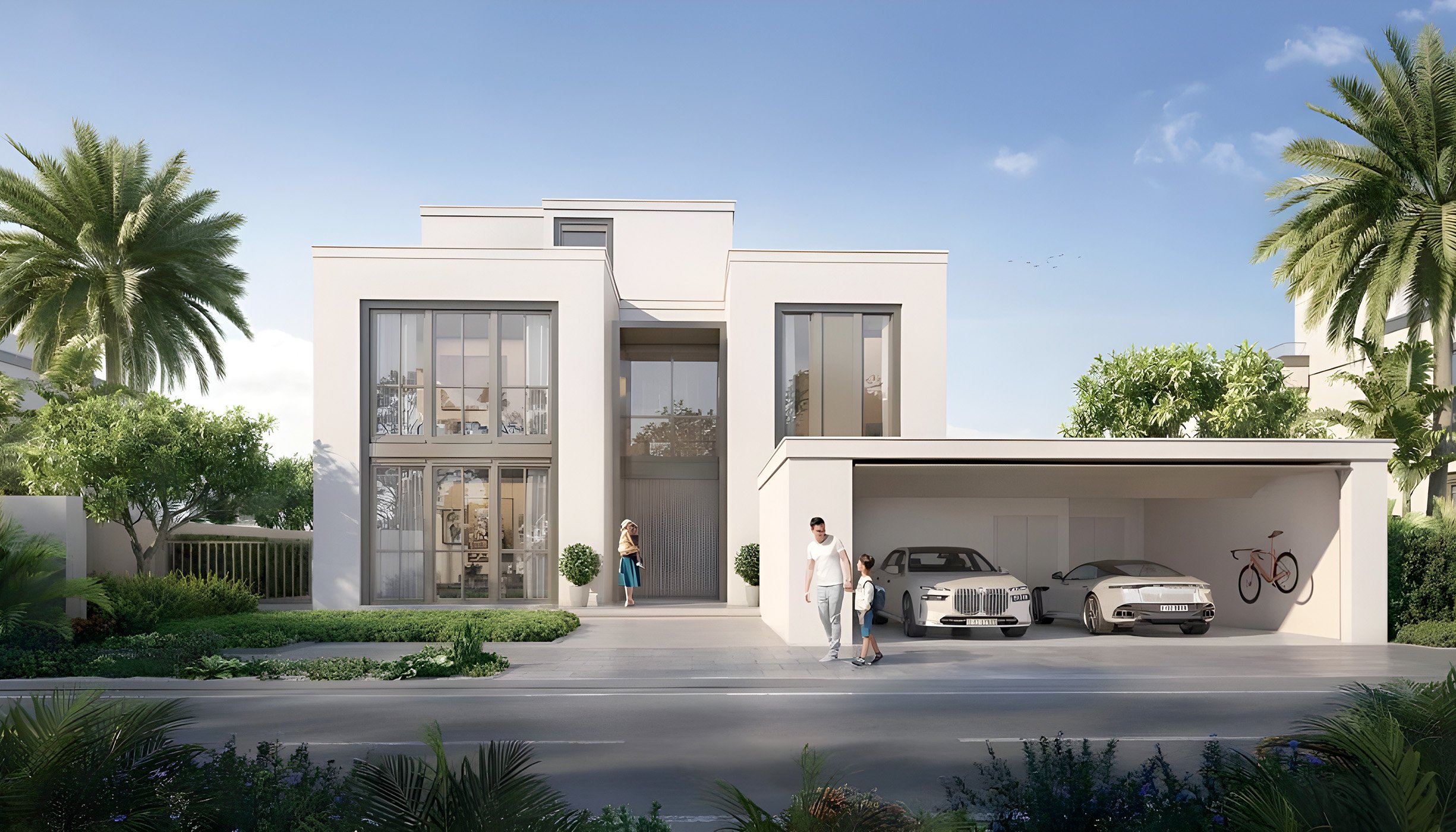 The Oasis by Emaar Properties is a magnificent residential development featuring 4 & 5 bedroom villas within a private, luxury resort-like setting