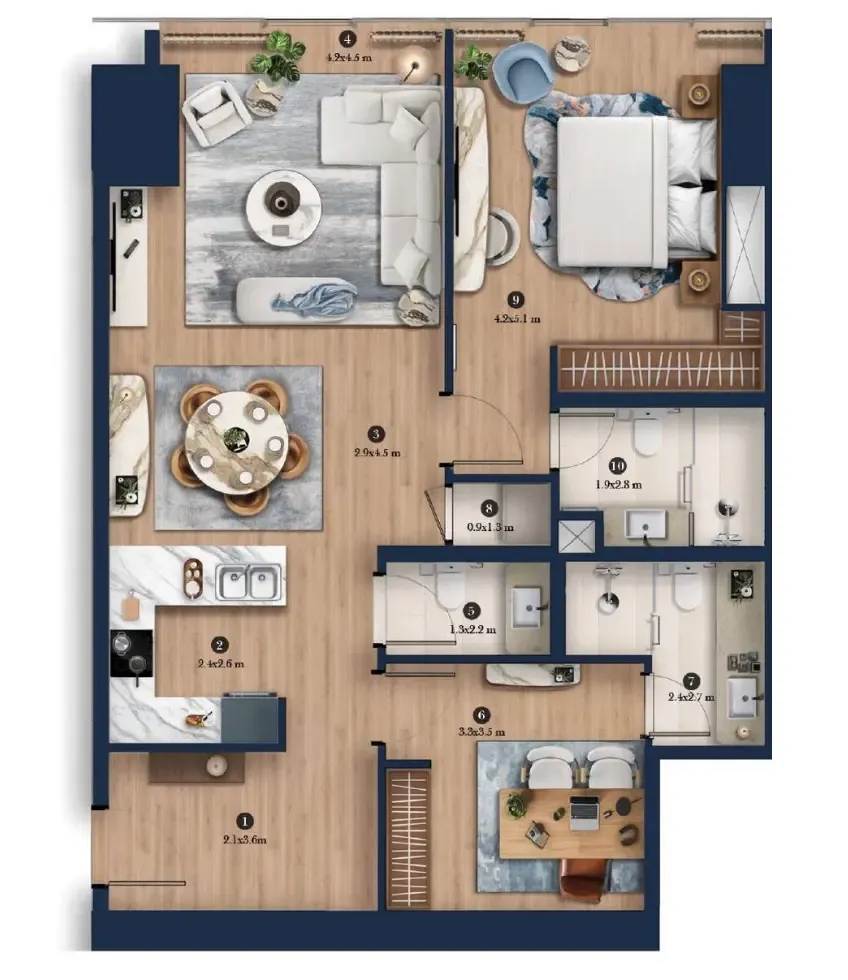 Hilton Residences JLT Floor Plans: Smart Living with Hotel-Style Comfort