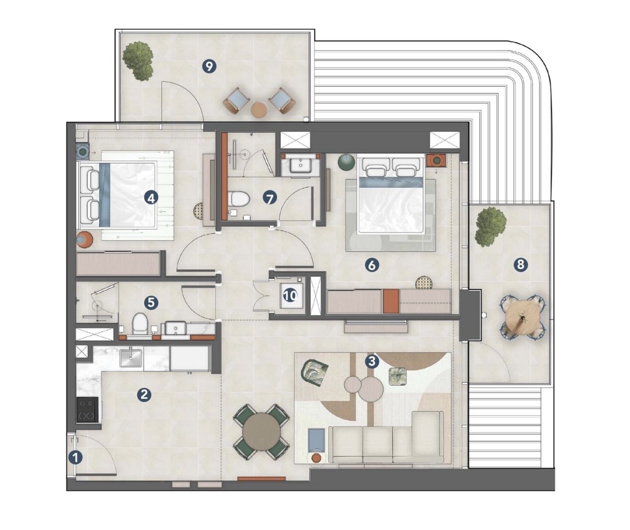 ROVE Home Meydan Horizon Floor Plans