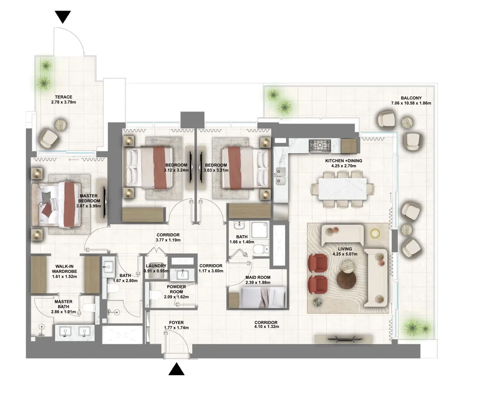 Apartments at Montiva by VIDA DCH Floor Plan