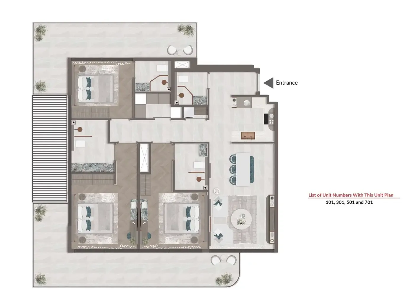241 Waterside Floor Plans