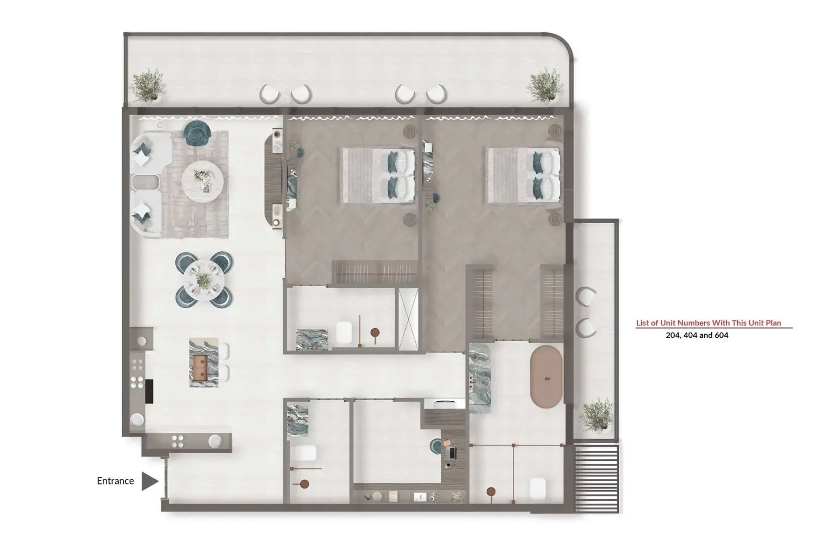 241 Waterside Floor Plans