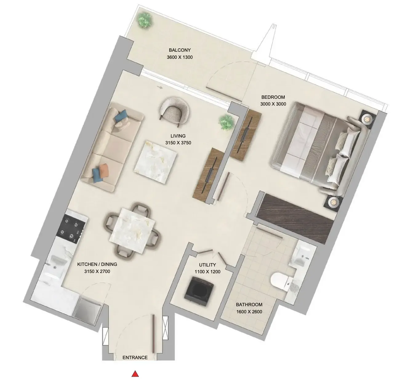 The Pinnacle at Sobha Central Floor Plans