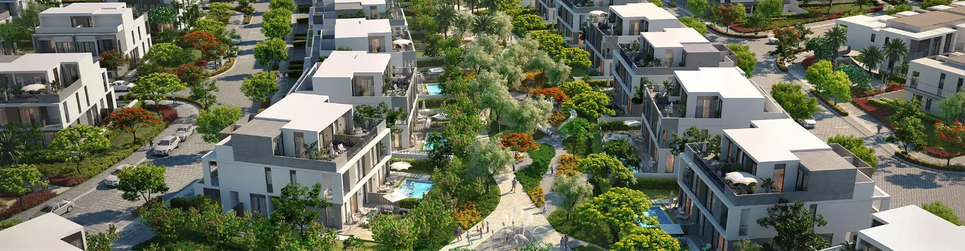 Luxury villa in Tilal Al Ghaf for real estate investment in Dubai