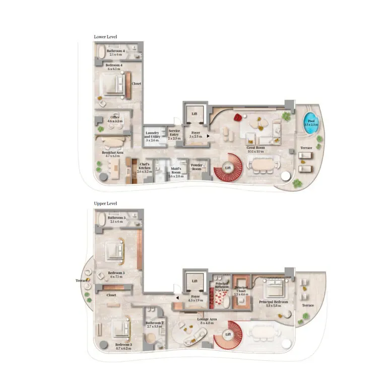 Maison Margiela Residences Floor Plans