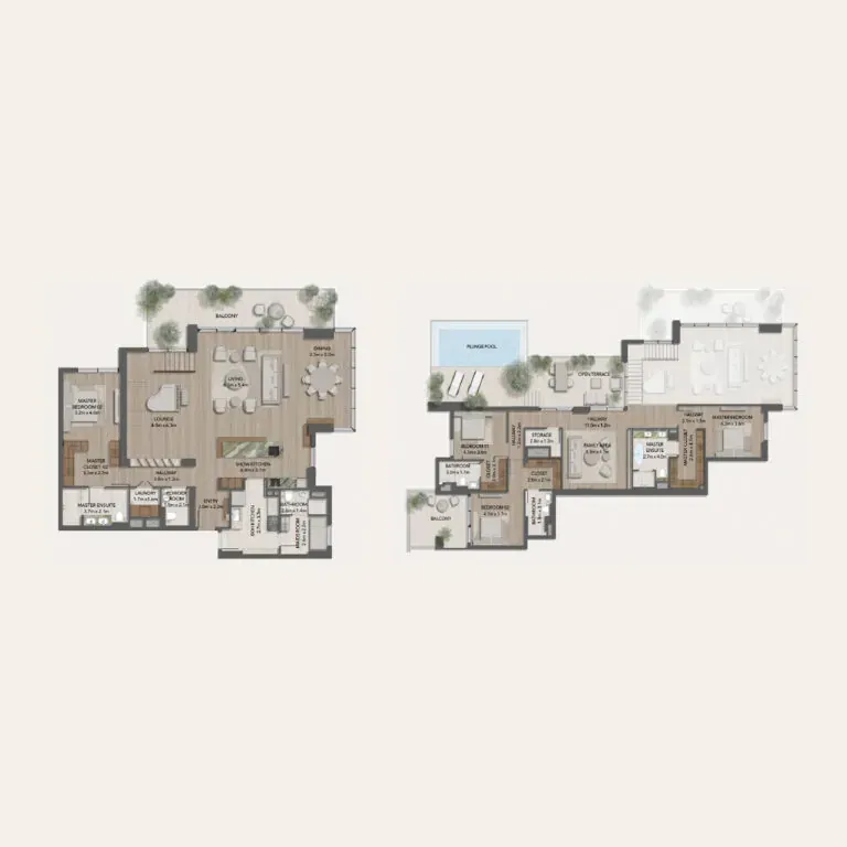 Maravelle Residences at Ghaf Woods Floor Plans
