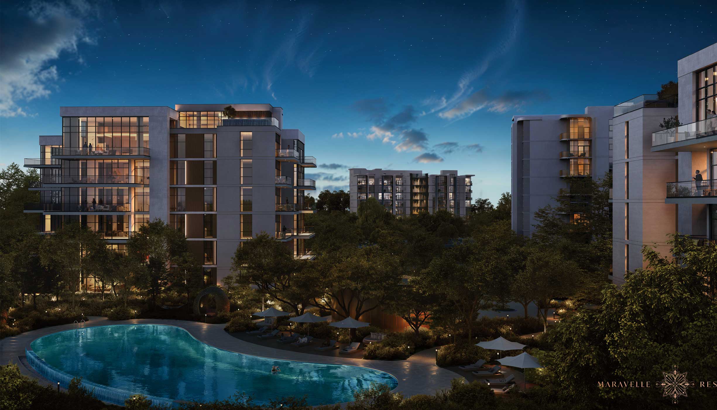 Maravelle Residences in Ghaf Woods