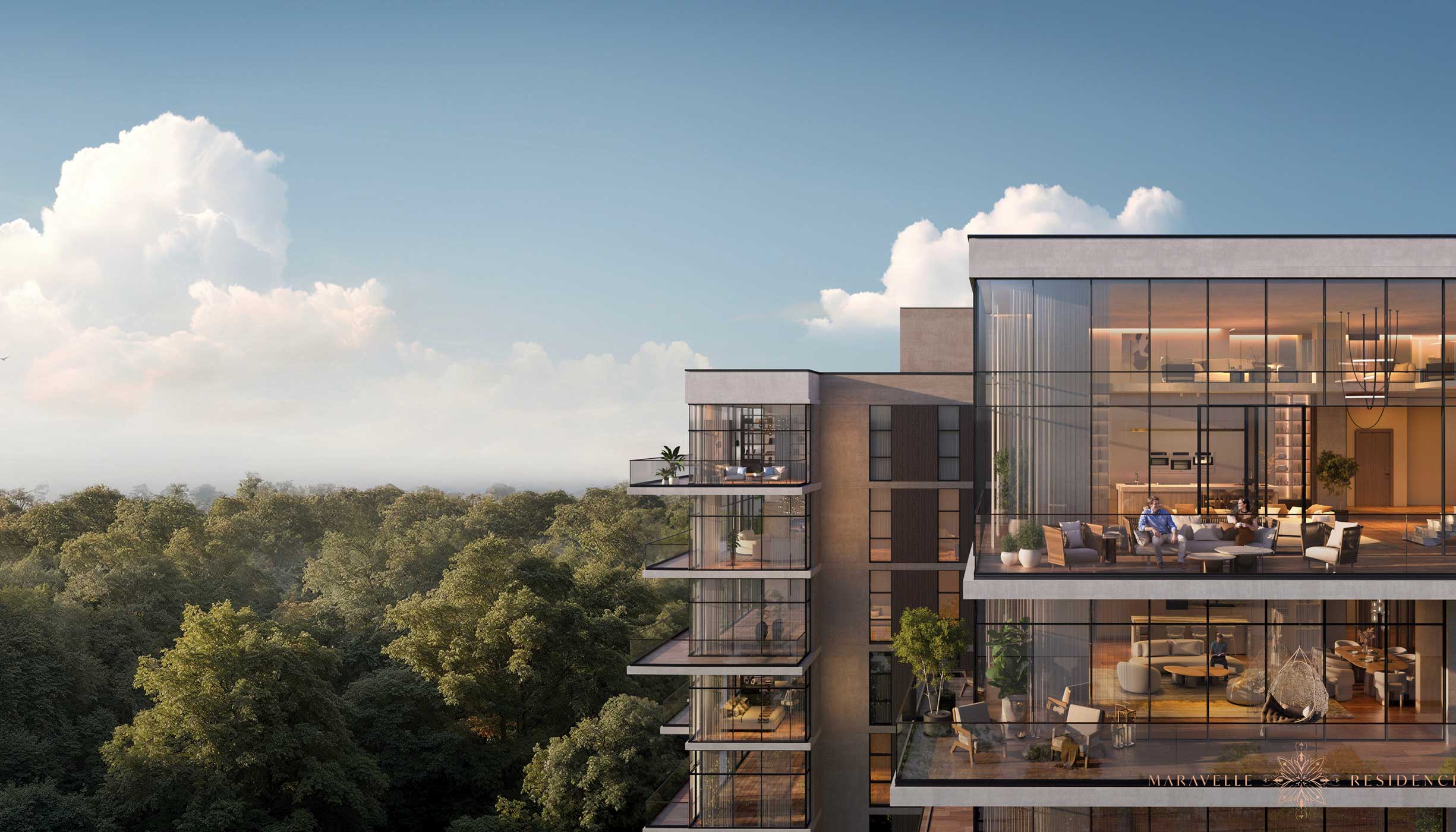 Maravelle Residences in Ghaf Woods