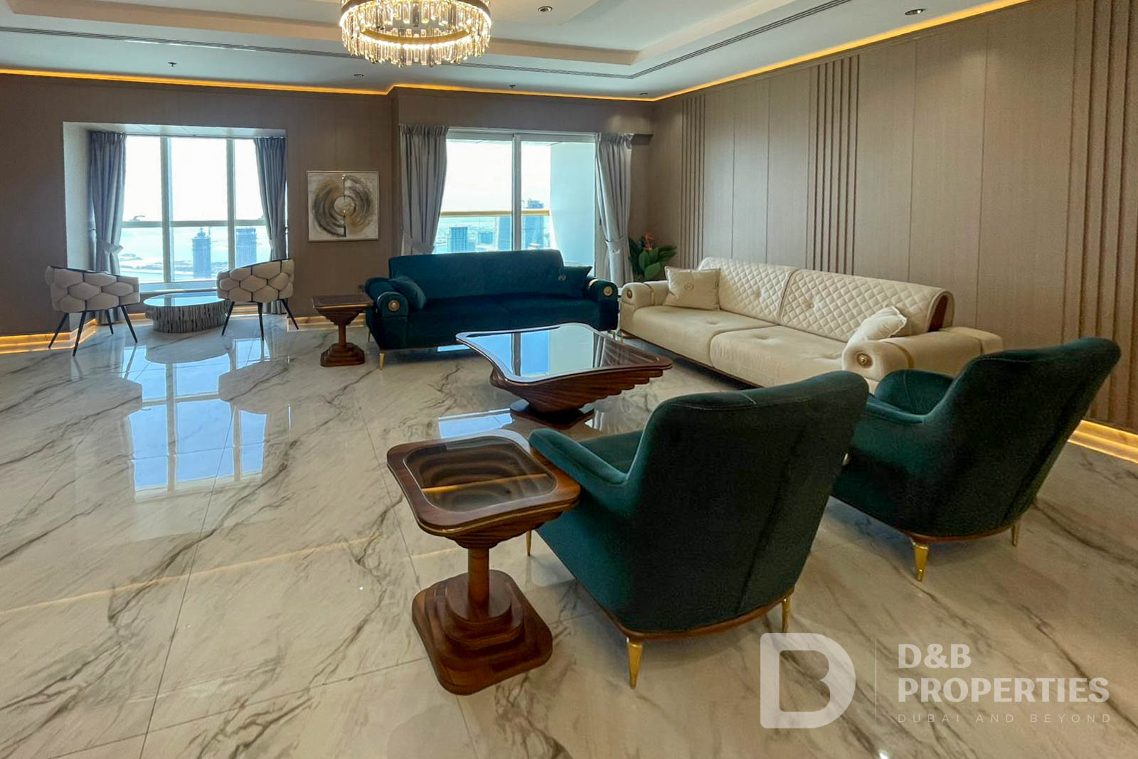 Sky-High Palm & Marina Penthouse | Fully Furnished