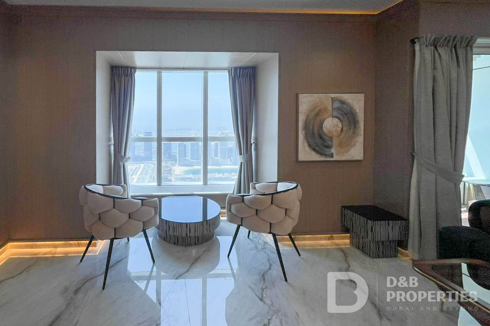Sky-High Palm & Marina Penthouse | Fully Furnished