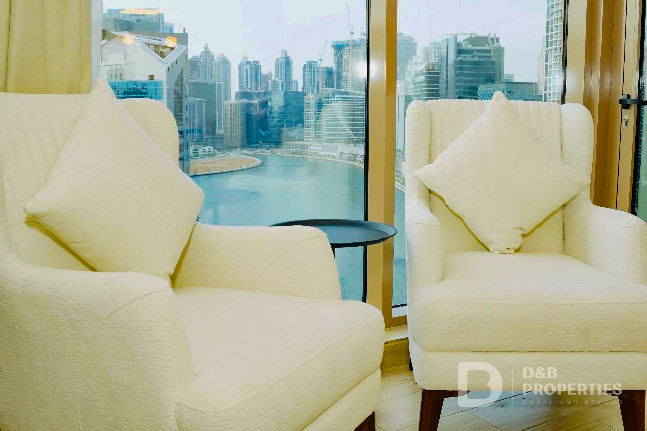 Canal and Burj View | Fully Furnished | Spacious