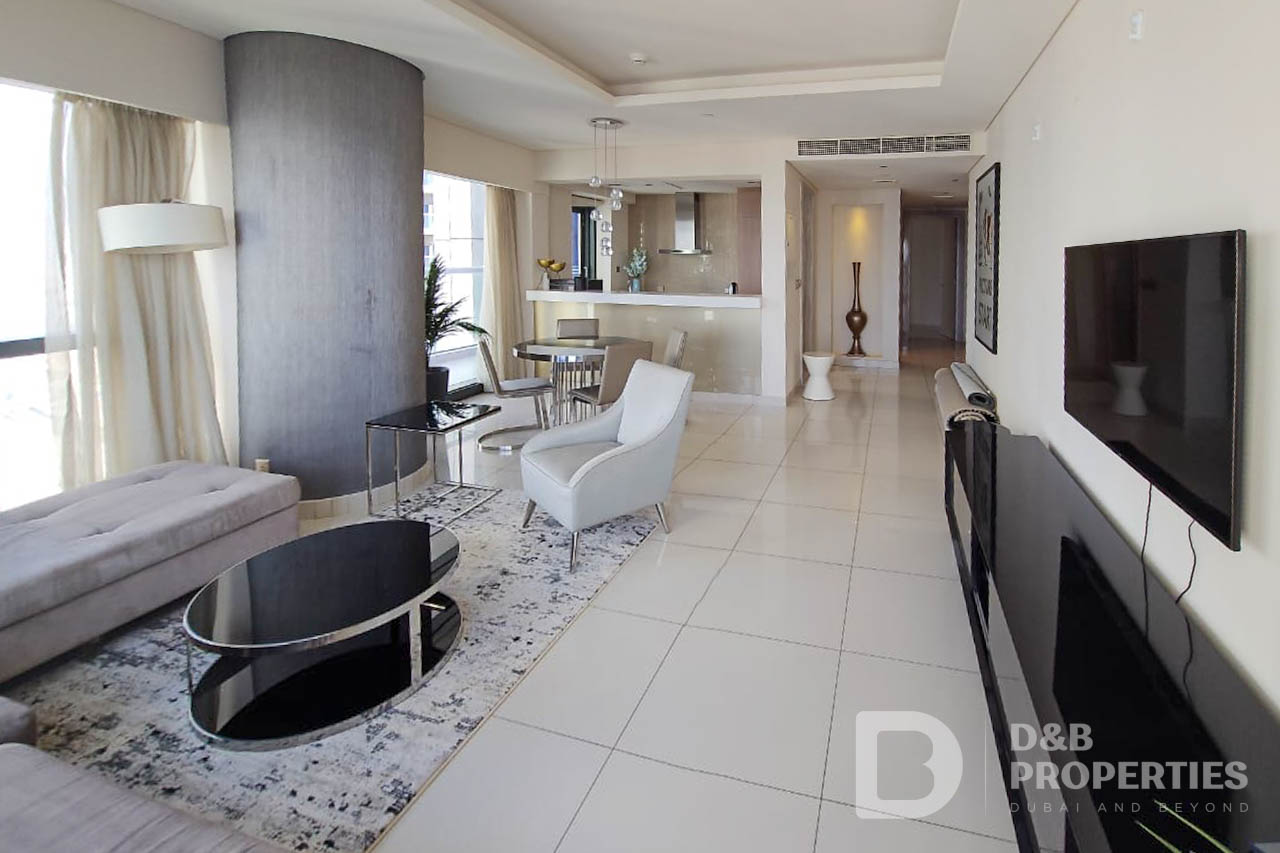 Furnished 2BR | Paramount Towers | High Floor
