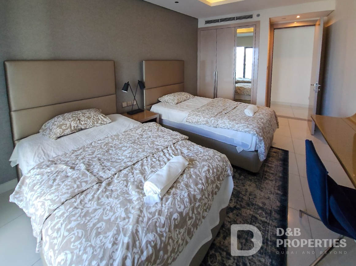 Furnished 2BR | Paramount Towers | High Floor