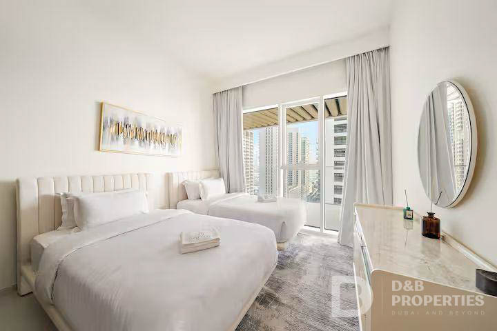 Luxurious 2 Bedroom | Sea View | Fully Furnished