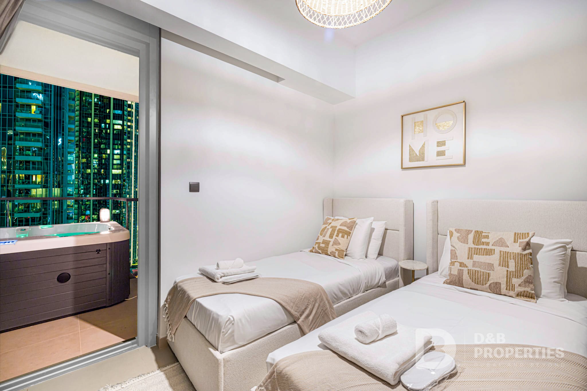 Full Burj Khalifa Fountain | Furnished | Jaccuzi