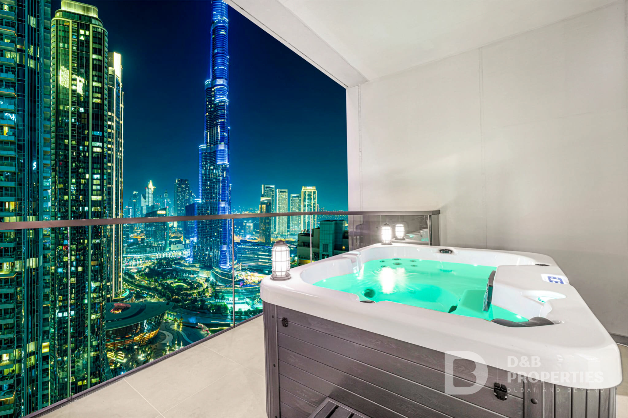 Full Burj Khalifa Fountain | Furnished | Jaccuzi