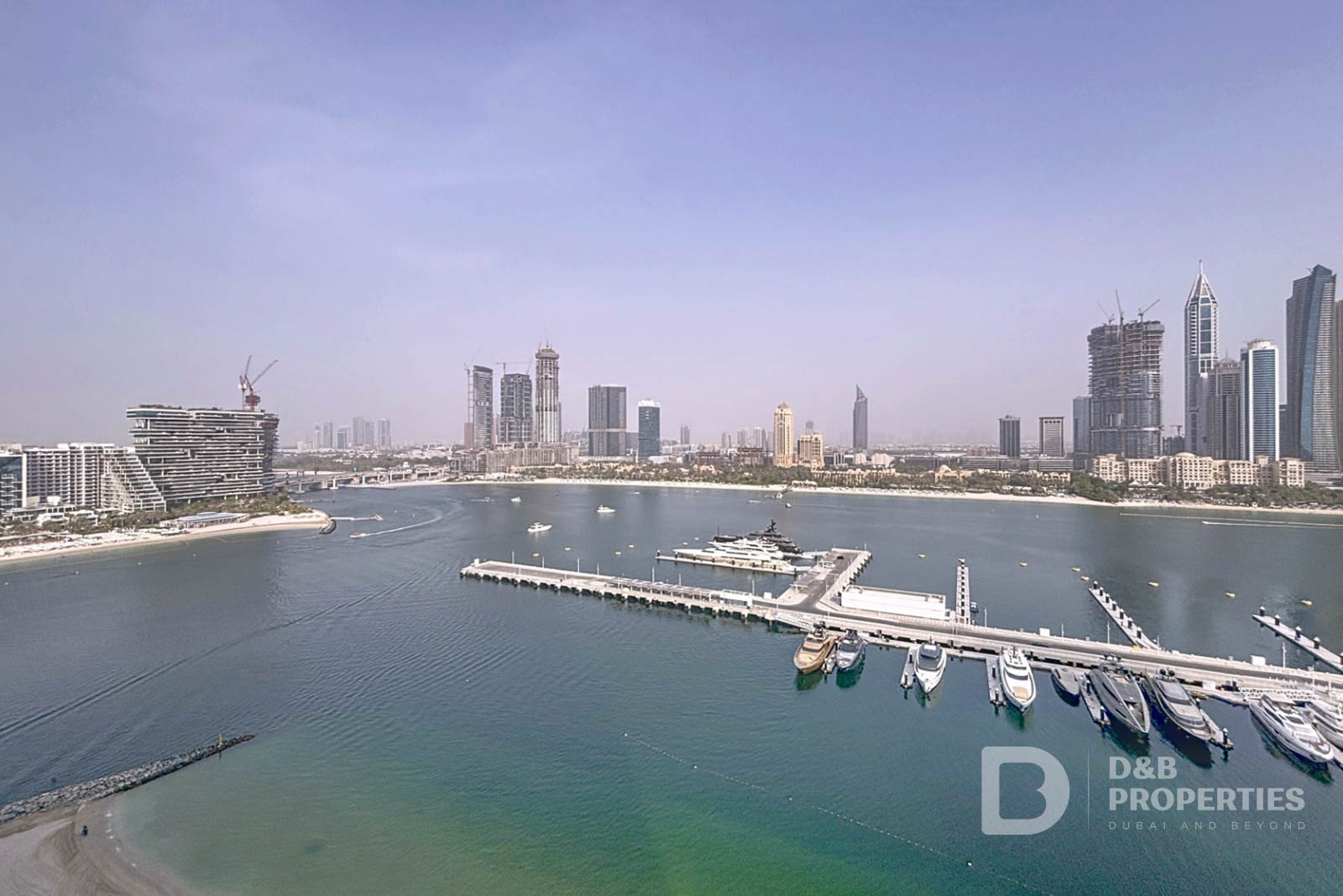 Sea and Marina Skyline View | High End Furnishings