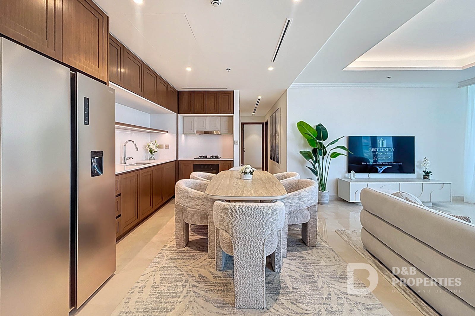 Sea and Marina Skyline View | High End Furnishings