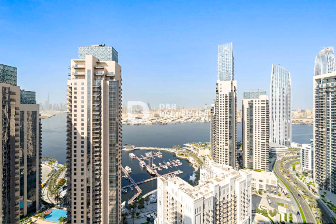 CREEK PLUS BURJ VIEW | FURNISHED | NEGOTIABLE