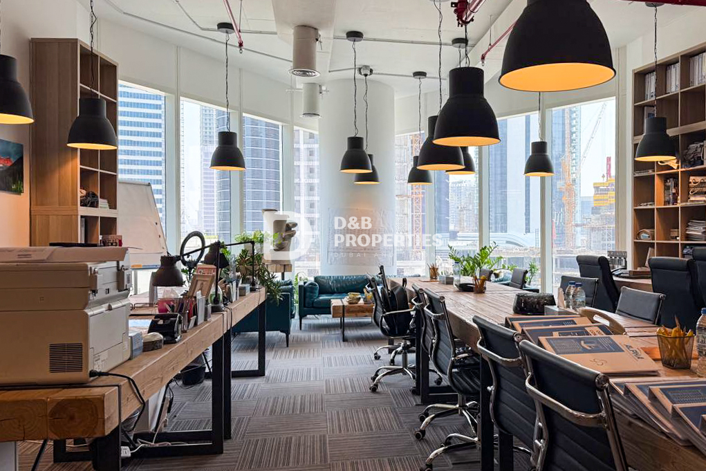 Fitted Office | Burj Khalifa View | Furnished