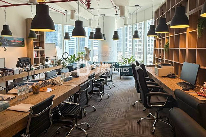 Fitted Office | Burj Khalifa View | Furnished