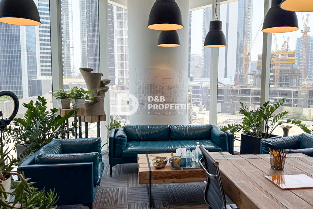 Fitted Office | Burj Khalifa View | Furnished