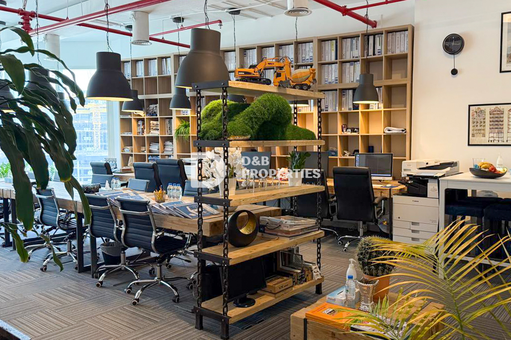 Fitted Office | Burj Khalifa View | Furnished
