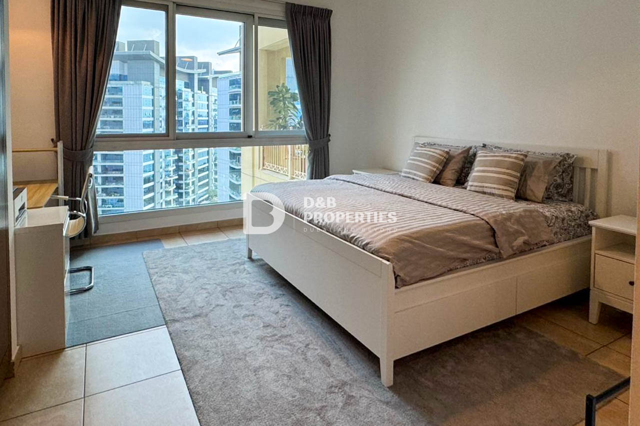 Vacant Now | Large 2BR + Maid | Sea & Marina View