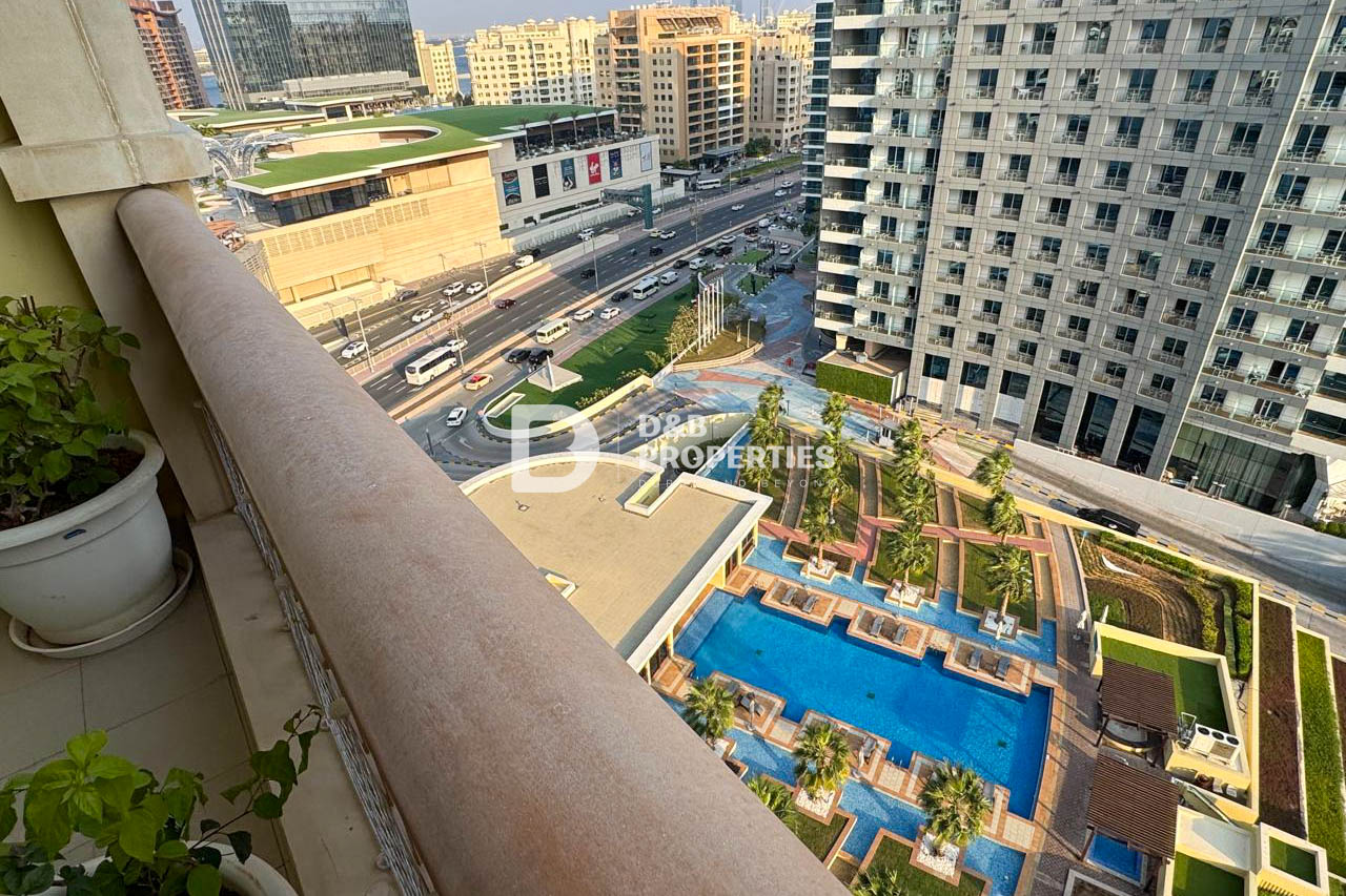 Vacant Now | Large 2BR + Maid | Sea & Marina View