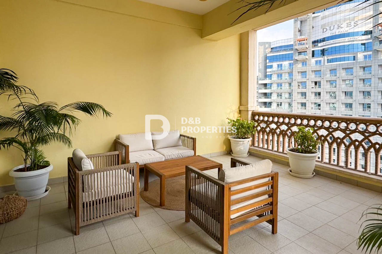 Vacant Now | Large 2BR + Maid | Sea & Marina View