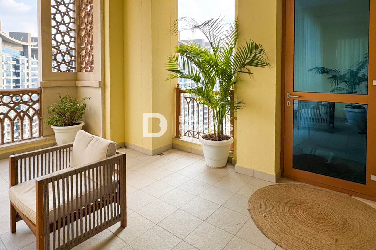 Vacant Now | Large 2BR + Maid | Sea & Marina View