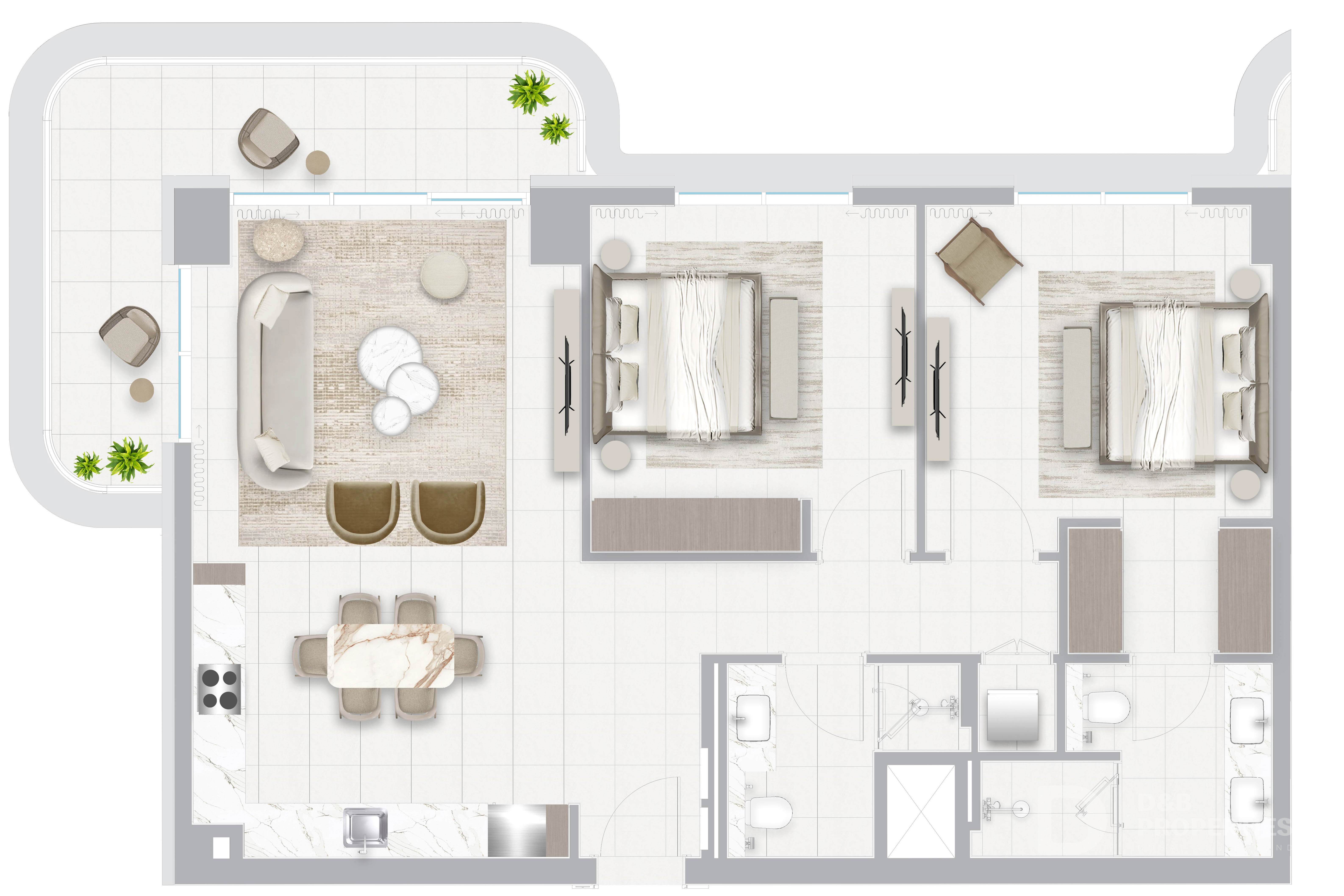Top Floor | Sea View | Park View | Corner Unit