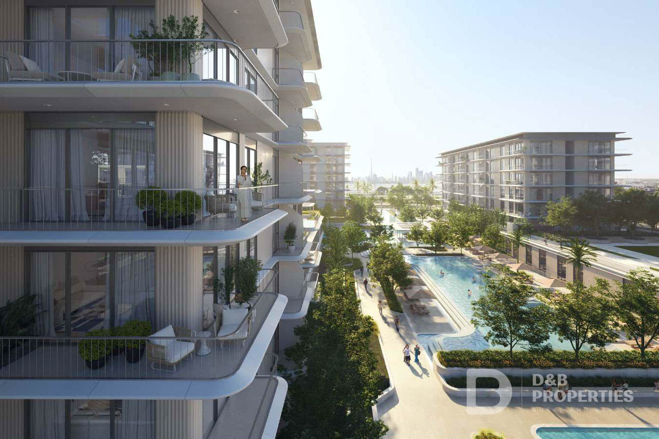 Below OP | Corner Unit | Pool And Park View