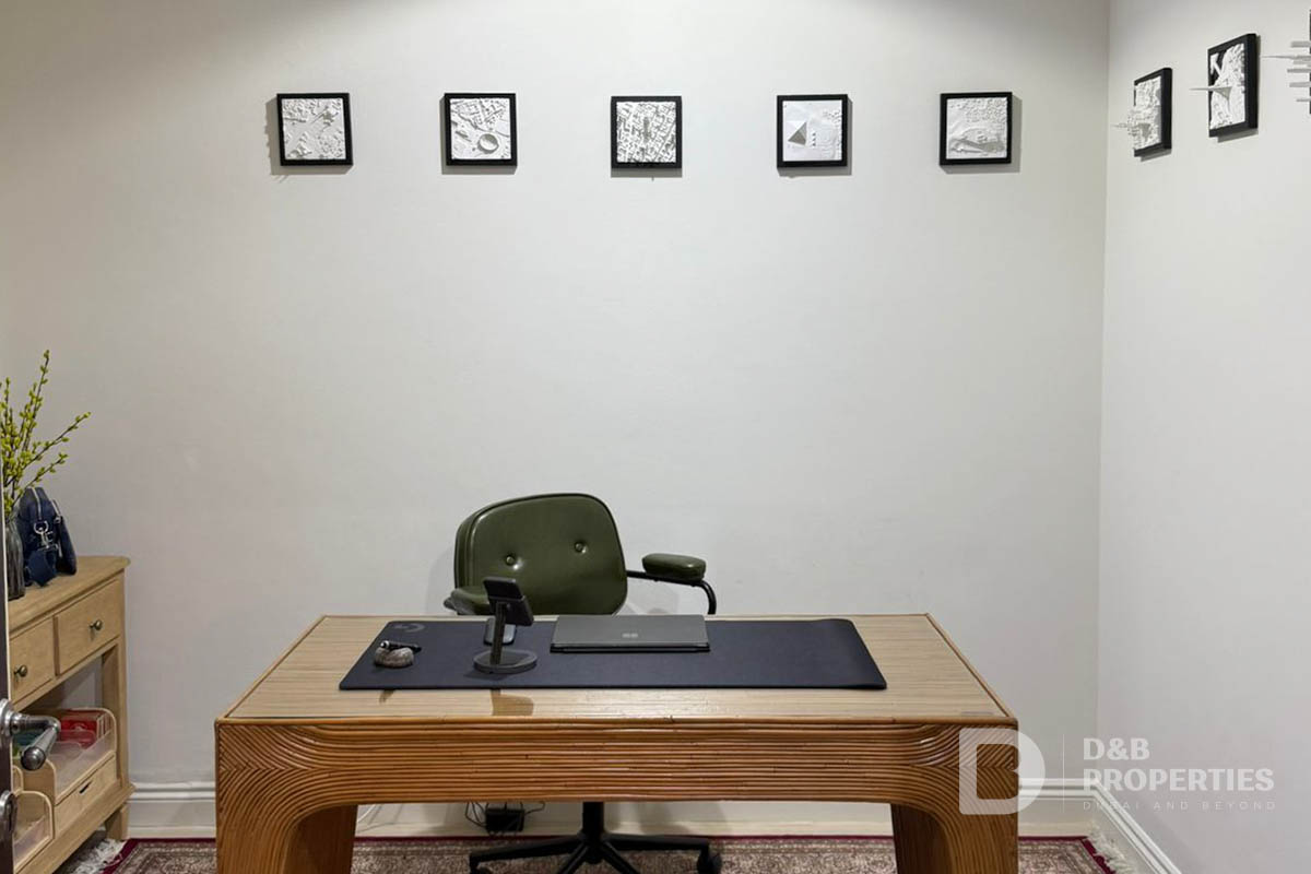 Burj Khalifa View | Study | Vacant | Upgraded