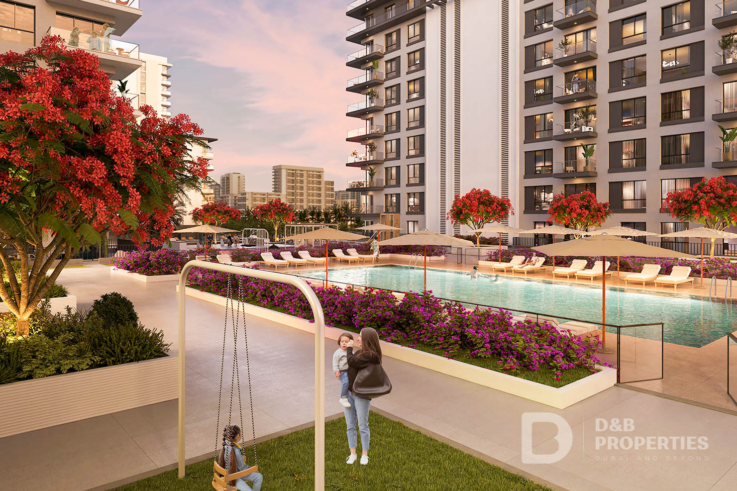 Central Park and Pool View | Premium Corner Unit