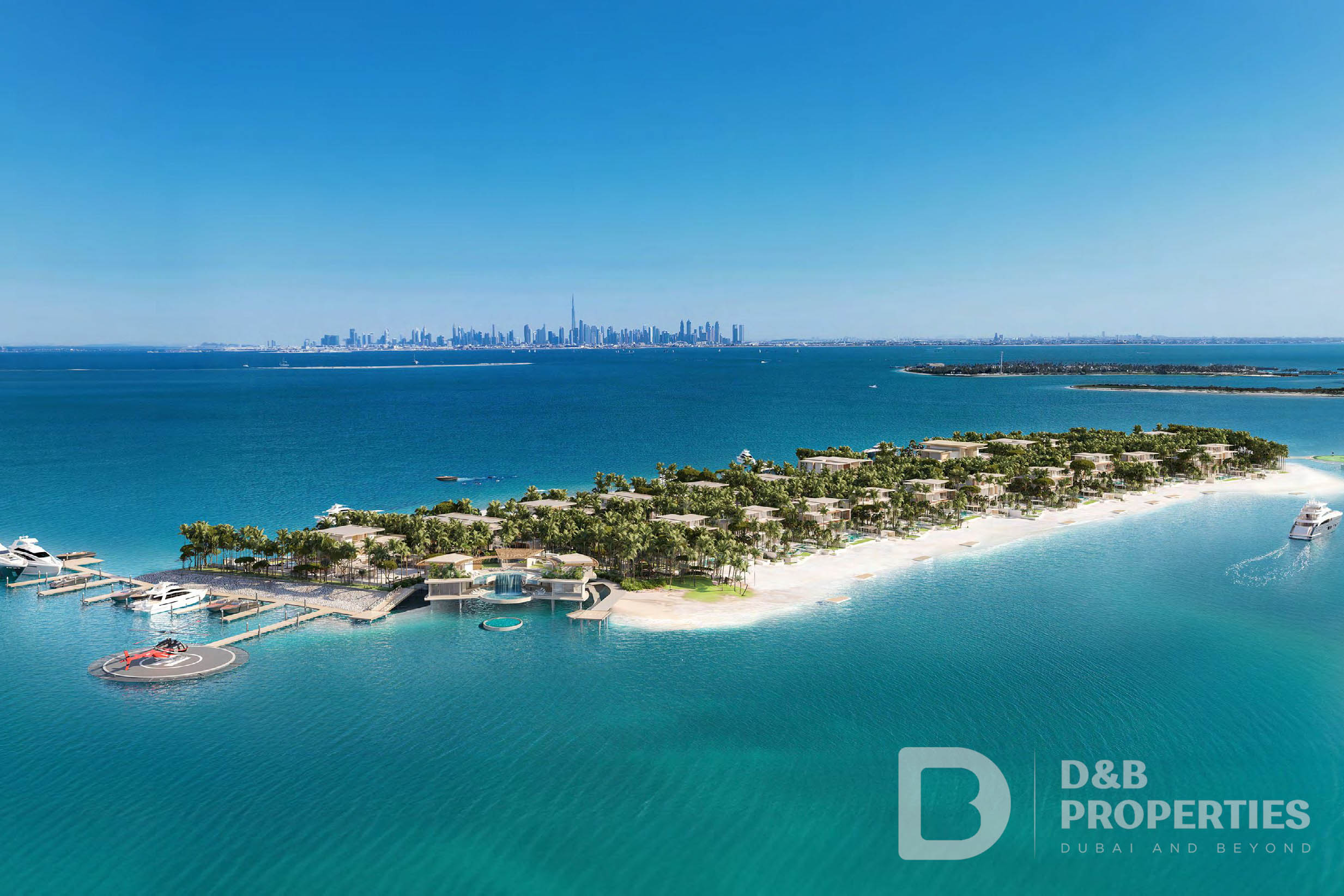 Iconic 7BR Villa in Private Island Community