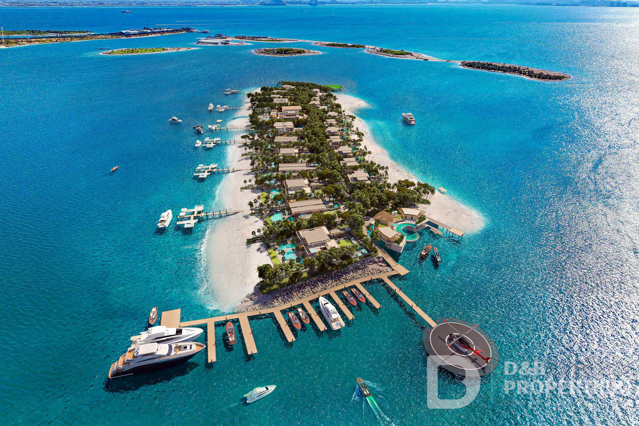 Iconic 7BR Villa in Private Island Community